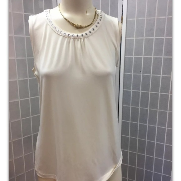 Chico’s/Catherine,blouses(2),white,formal, sizeS.: - Picture 10 of 12